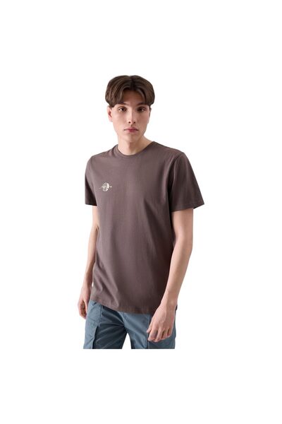 4F Tricou bărbătesc cu mânecă scurtă, mărimea L