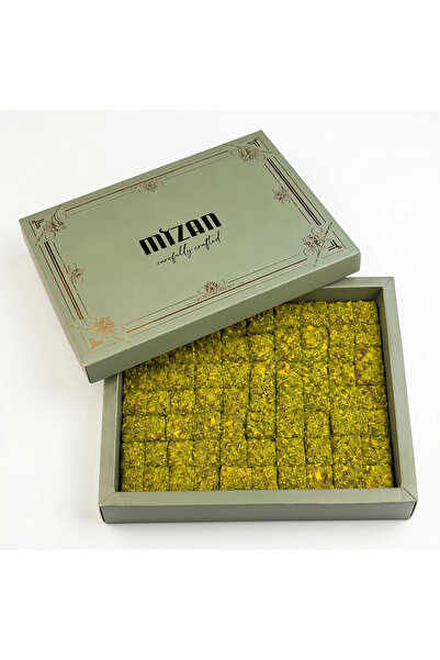 MİZAN EXCLUSİVE ANTEP FISTIĞI KAPLI DUBLE LOKUM 500GR