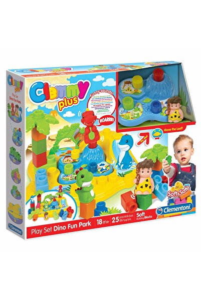 Baby Clementoni Soft Clemmy Πάρκο Δεινοσαυράκια Ηλεκτρονικό Για 18+ Μηνών