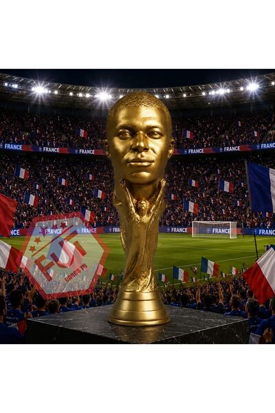 futcardstr Mbappe Dünya Kupası Özel Tasarım 20 Cm