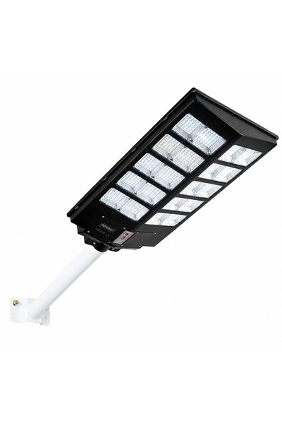 DEMAHO Lampă Solară Stradală 1000W – LED 80.000 lm, Senzor de Mișcare, Senzor de Lumină, IP66
