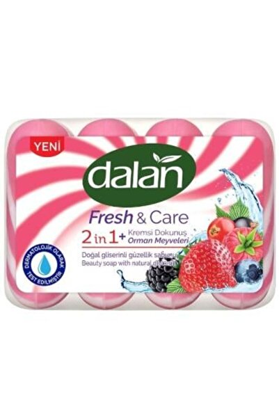 Dalan صابون فريش آند كير 2 في 1 بفواكه الغابة من دالان – 4 × 90 جرام