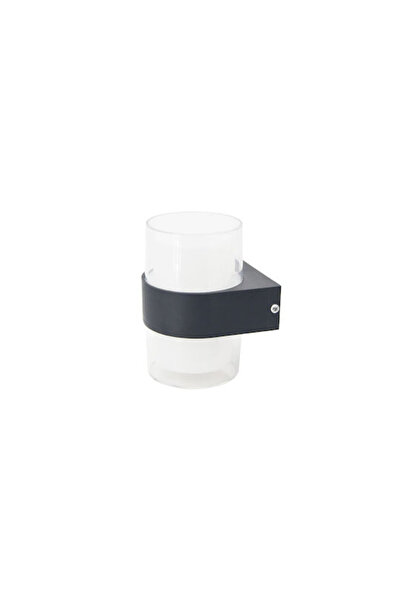 InLight Απλίκα Τοίχου 10.5x9.4xΥ1353εκ. IP44 Led 8w 3000K Ανθρακί Athabasca 8...