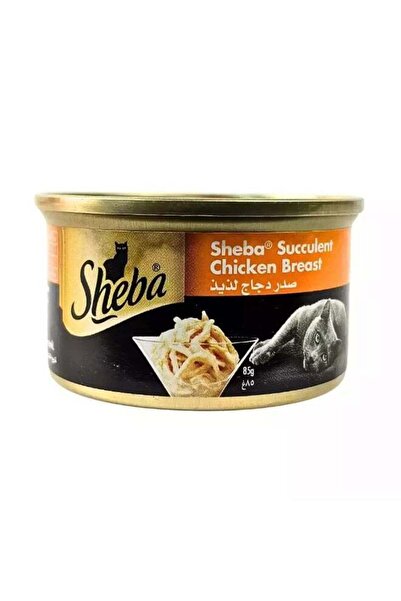 SHEBA طعام القطط الرطب بنكهة صدور الدجاج اللذيذة في المرق - 85 جرام