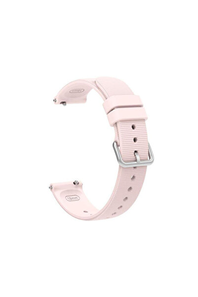 OEM Λουράκι Σιλικόνης Μονόχρωμο Ανάγλυφο για Huawei Watch GT 5 41mm Ροζ Νεφέλωμα
