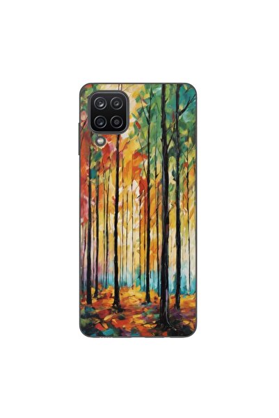 OEM Case compatible with Samsung Galaxy A12 Silicone Gel Tpu Pattern Colored ...