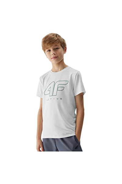 4F Tricou pentru copii cu mânecă scurtă 122/128
