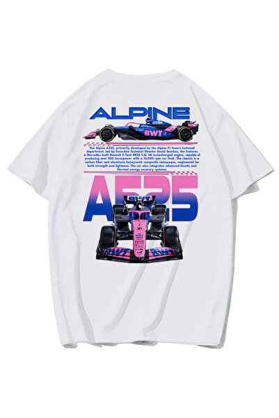 BRZ COLLECTION Tricou Unisex Oversize Alpine A525 (ALB)