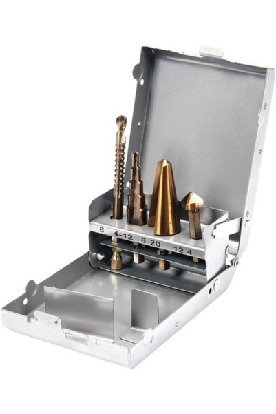 yato Set 4 burghie in trepte pentru metal YT-44705