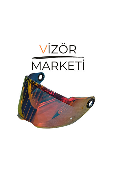 AXXIS Fenix Vizör - ( Red Gold )