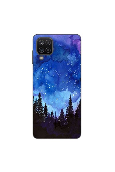 OEM Калъф, съвместим със Samsung Galaxy A12, силиконов гел TPU модел  "Нощна ...