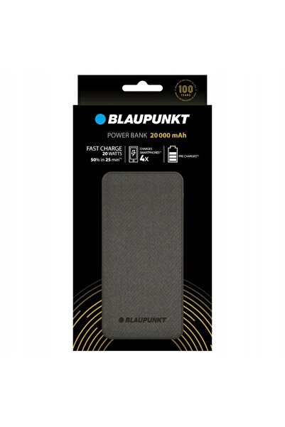 Blaupunkt Powerbank BL-120PB 20000mAh 20W 2x USB / 2x USB-C Negru