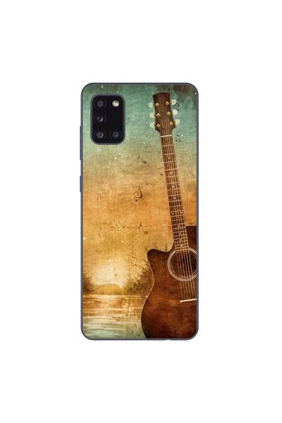 OEM Калъф, съвместим със Samsung Galaxy A31, силиконов гел TPU, с винтидж дес...