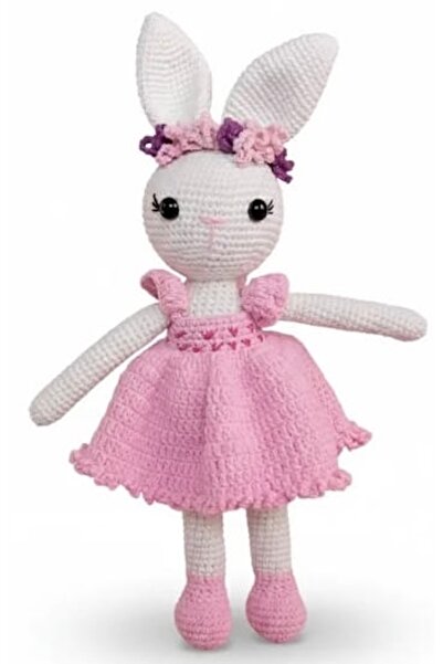 DK TREND Amigurumi El Örgüsü Oyuncak - Amigurumi Tavşan - Çocuk Oyuncak