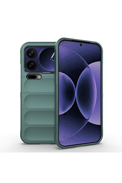 m.tk moveteck Xiaomi Mi 17 Pro Max Uyumlu Kılıf Kamera Korumalı Kabartmalı Yu...