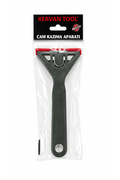 KERVAN TOOL 3 adet cam kazıma aparatı jiletli cam temizleme kazıyıcı