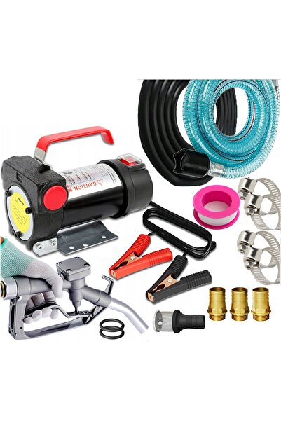 zola Kit pompă electrică de transfer lichide, 12V, 40 l/min, 155W, autoamorsa...