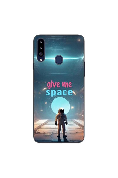 OEM Case compatible with Samsung Galaxy A20S Silicon Gel Tpu Model Give Me Space