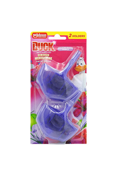 DUCK Odorizant pentru toaleta Hibiscus Hyperspace - Limited edition, set 2x36 g
