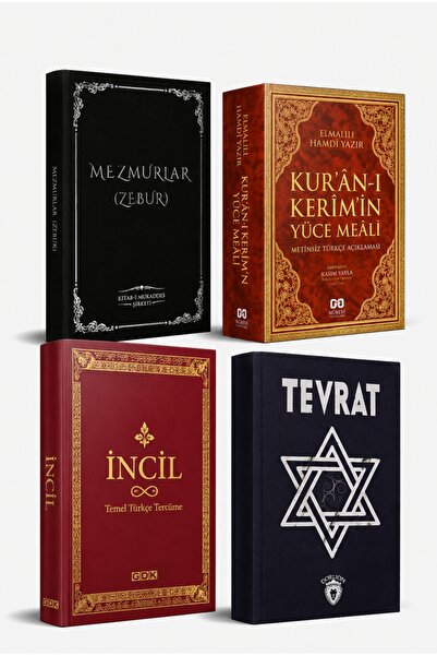 Merve Yayınları Kur'an Tevrat Zebur ve İncil