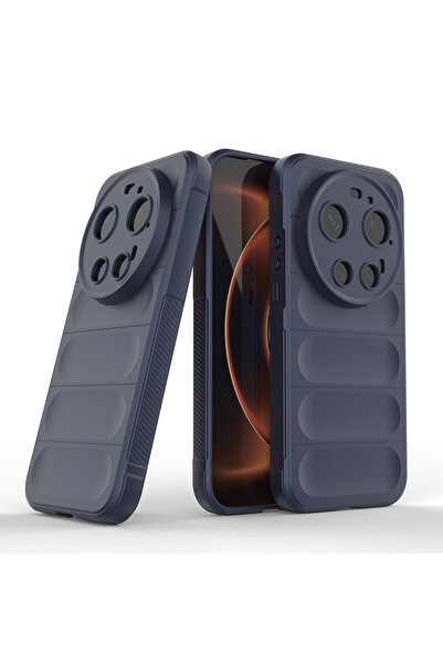 Nezih Case Mi 17 Pro Max Uyumlu Esnek Oyuklu Arka Yüzey Tasarımlı Şık Silikon...
