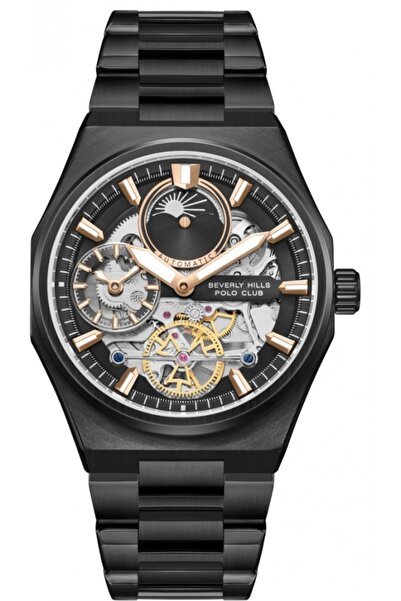 Beverly Hills Polo Club Ceas bărbătesc BEVERLY HILLS BP3786X.650 negru, schel...