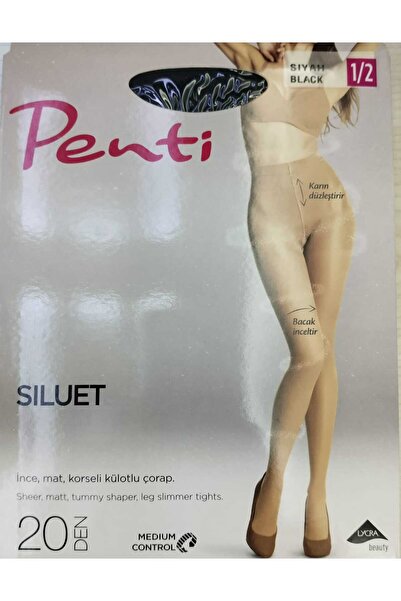 Penti Kadın Siluet İnce Mat Korseli Külotlu Çorap