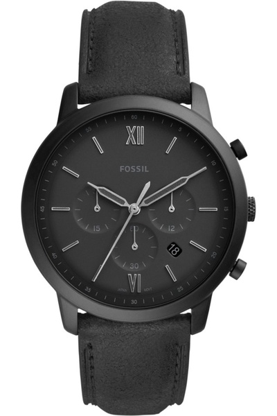 Fossil Ceas de modă negru pentru bărbați FS5503