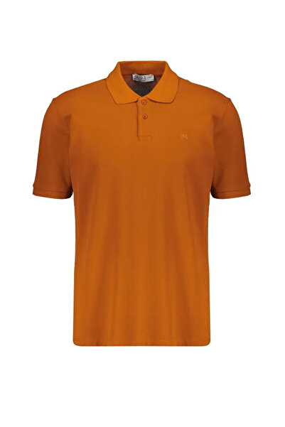 SÜVARİ Regular Kiremit Men's Polo Neck T-Shirt Ts1014000473