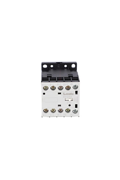 lovato Contactor cu 3 poli, 12A în AC3, contact 1NC încorporat, 230VAC 50/60Hz