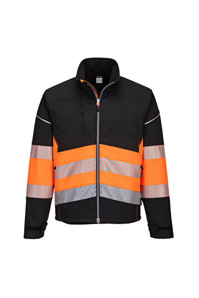 PORTWEST Geacă softshell de avertizare PW375BKO mărimea XXL