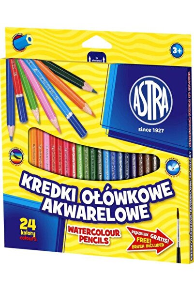 Astra Creioane colorate acuarele 24 culori