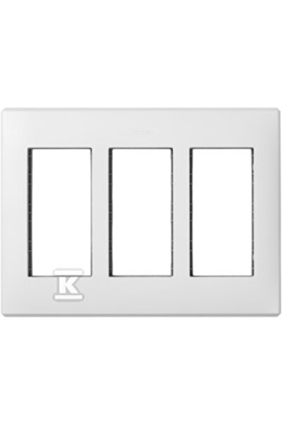 Kontakt-Simon Cadru triplu Simon 500 alb pur (51010103-030)