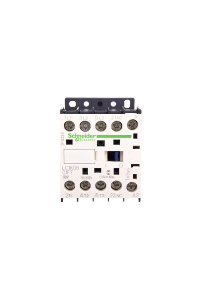SCHNEIDER Contactor de putere 6A 3P 110V AC 0Z 1R LC1K0601F7