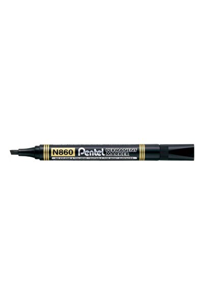 Pentel Marker permanent N860 vârf teșit negru (42K054A)