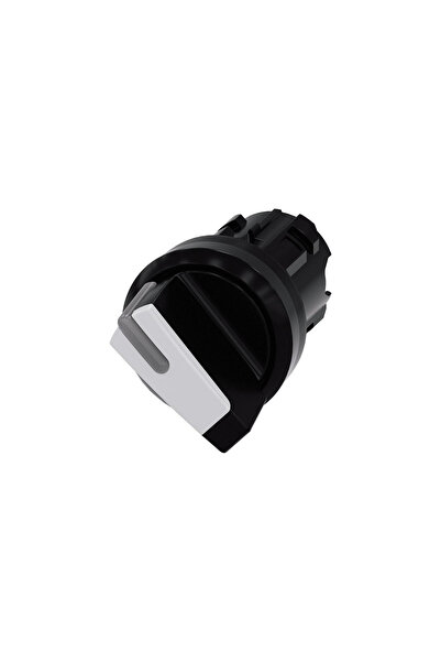 Siemens Comutator 2 poziții 22mm negru/alb fără auto-revenire O-I cutie de il...