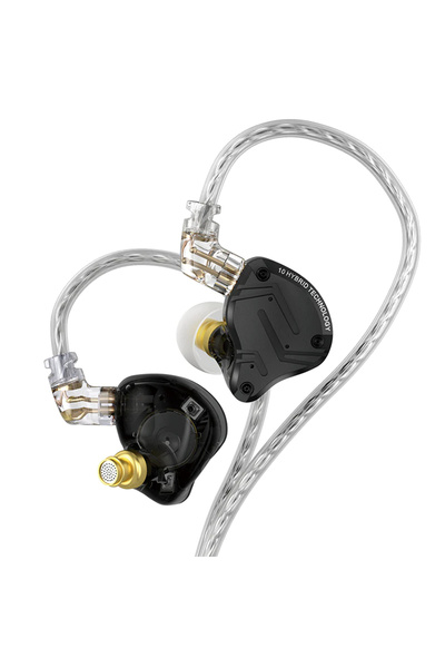 KZ ZS10 PRO X |   Ενδοωτικά ακουστικά με 10 οδηγούς, 30Ω, Μαύρα