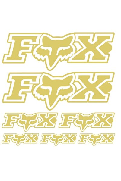 Oracal Комплект стикери за горна и долна част, FOX, за автомобили и мотоцикле...