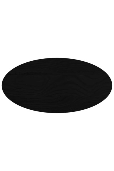 vidaxl Blat de masă maro închis 80x40x2 cm lemn masiv de stejar oval