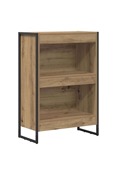 vidaxl Dulap pentru cărți Stejar artizanal 80 x 30 x 155 cm
