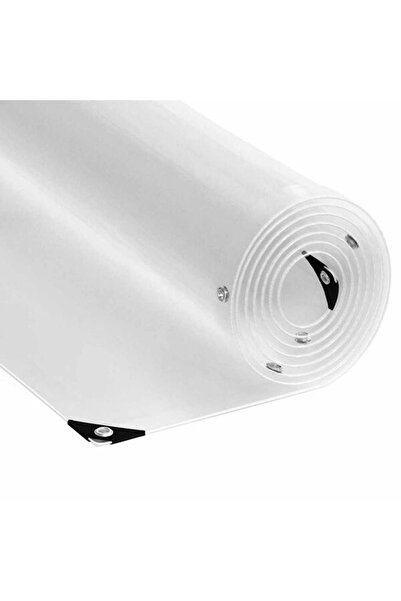 vidaxl Prelată pentru plante cu inele de fixare 2 x 4 m PVC