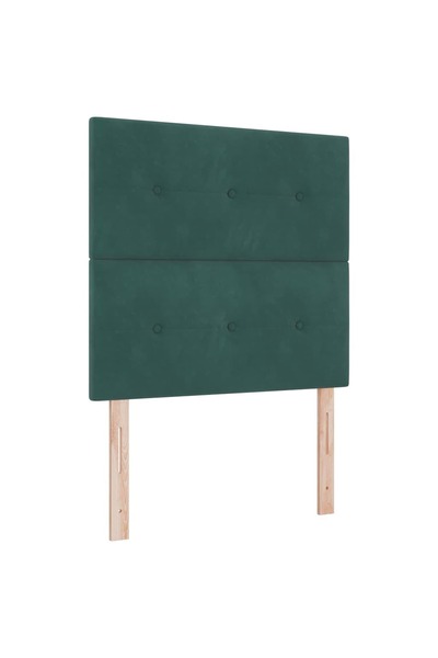 vidaxl Tăblie cap Verde închis 90 cm Catifea