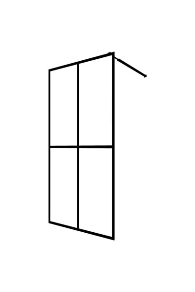 vidaxl Paravan de duș walk-in, 80 x 195 cm, sticlă securizată mată
