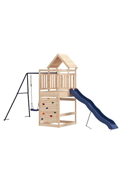 vidaxl Set de joacă pentru exterior, din lemn masiv de pin