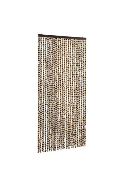 vidaxl Plasă anti-insecte, Bej și Maro, 100 x 220 cm, Șenilă