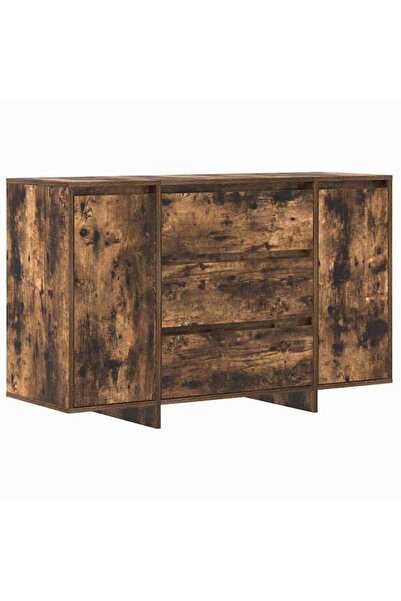 vidaxl Bufet cu sertar Stejar afumat 120 x 41 x 75 cm Lemn compozit