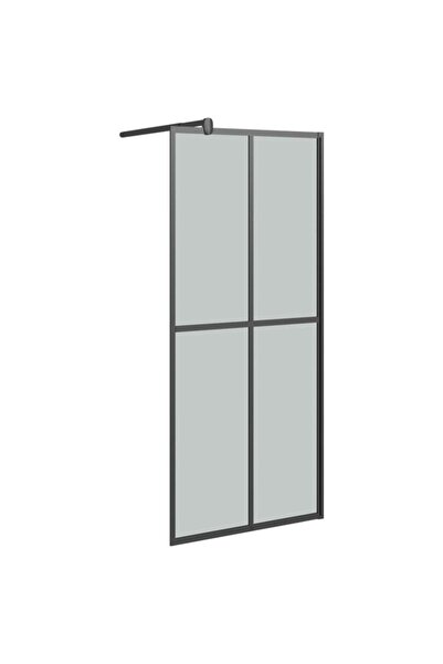 vidaxl Paravan de duș walk-in 80 x 195 cm, sticlă securizată închisă la culoare