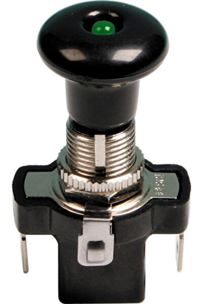 Lampa Διακόπτης Push-Pull On/Off Αυτοκινήτου με Πράσινη Ένδειξη 12V Γενικής Χ...