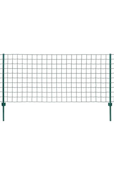 vidaxl Gard Euro, verde, 20 x 0.8 m, oțel