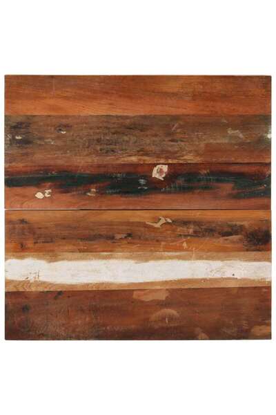 vidaxl Blat de masă pătrat, 70 x 70 cm, lemn masiv reciclat, 25-27 mm